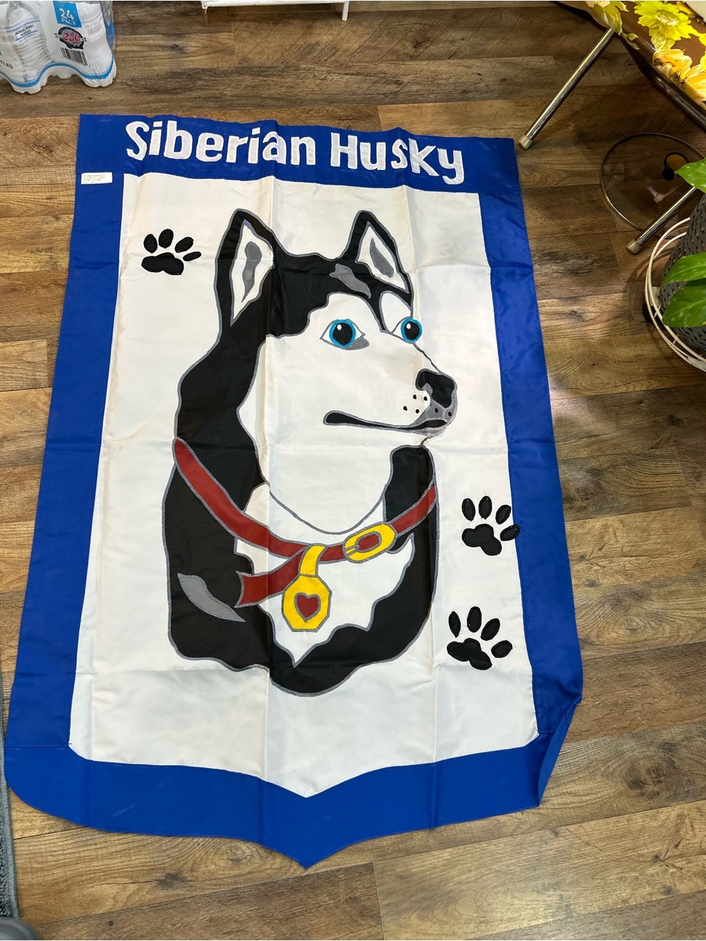 Siberian Husky Garden Flag